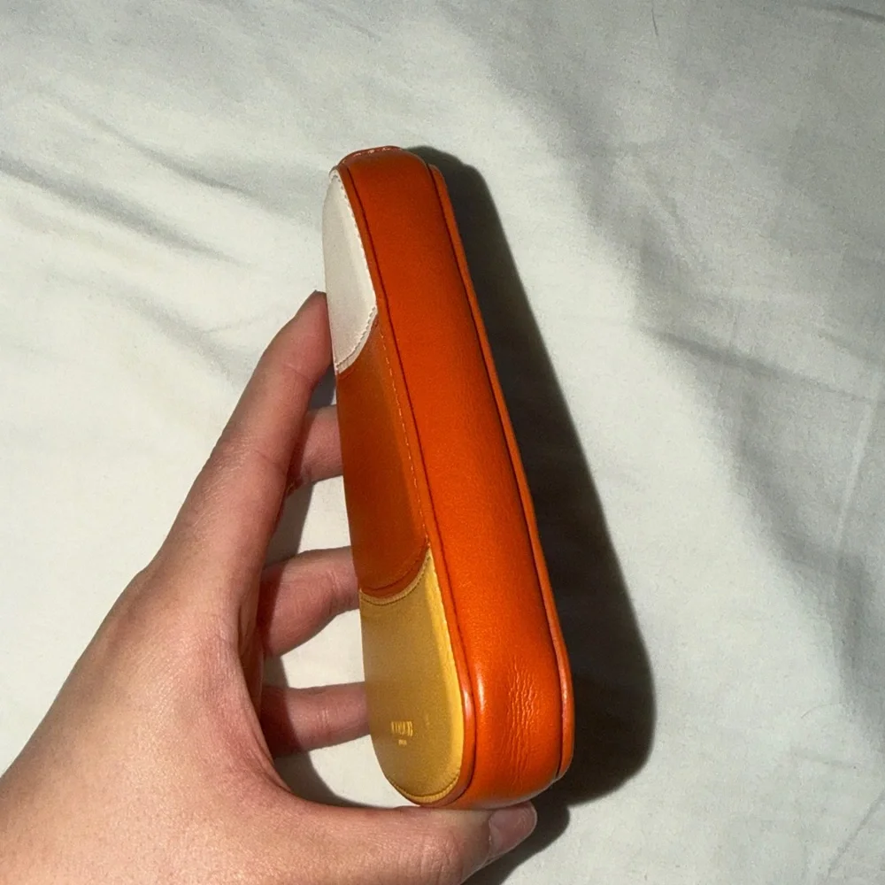 Coach Halloween Candy Corn Leather Coin Pouch - Picture 5 of 8